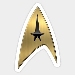 STAR TREK - Command division insignia Sticker